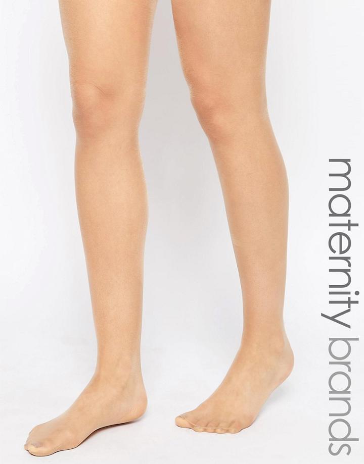Emma Jane Maternity Tights - Beige