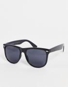 Aj Morgan Big W Sunglasses In Black