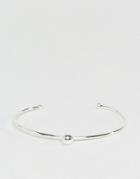 Asos Simple Cuff Bracelet - Silver