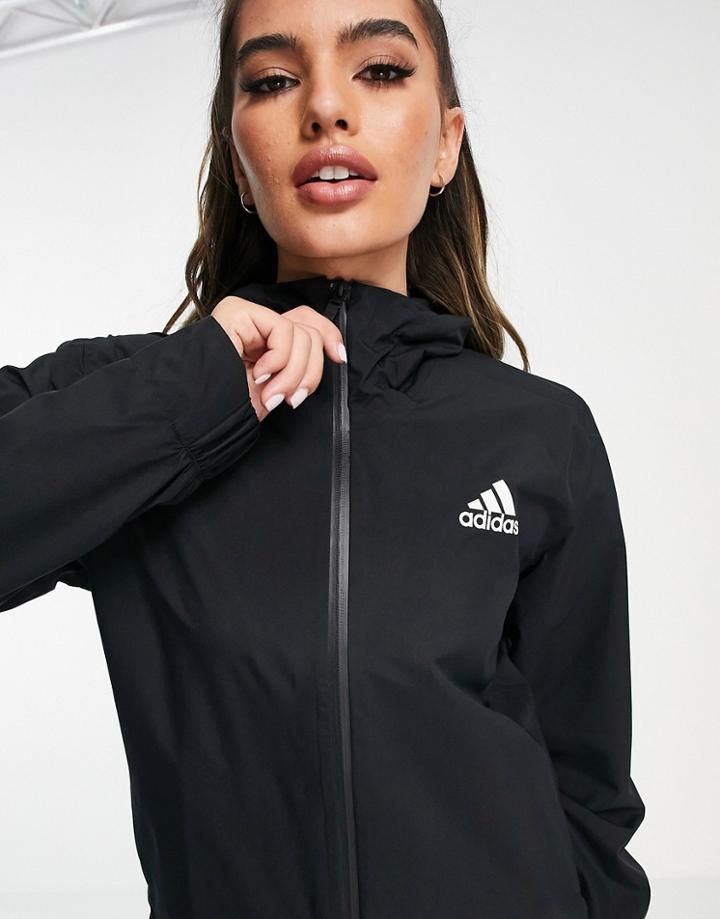 Adidas Outdoor Technical Jacket In Black
