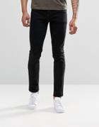 Asos Skinny Jeans In 12.5oz In True Black - Black