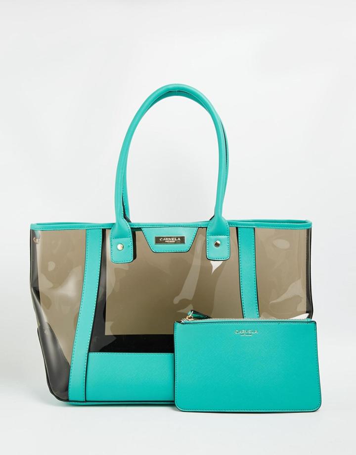 Carvela Beach Bag - Green