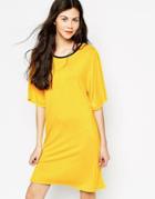 Monki Namoi T-shirt Dress - Green