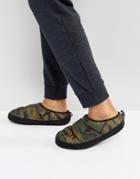 The North Face Tent Mule Iii Slipper In Camo Print - Green