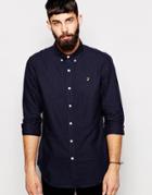 Farah Oxford Shirt Regular Fit - Navy