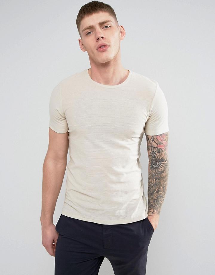 Jack & Jones Melange T-shirt - Cream