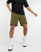 Columbia Lodge Woven Shorts In Khaki-green