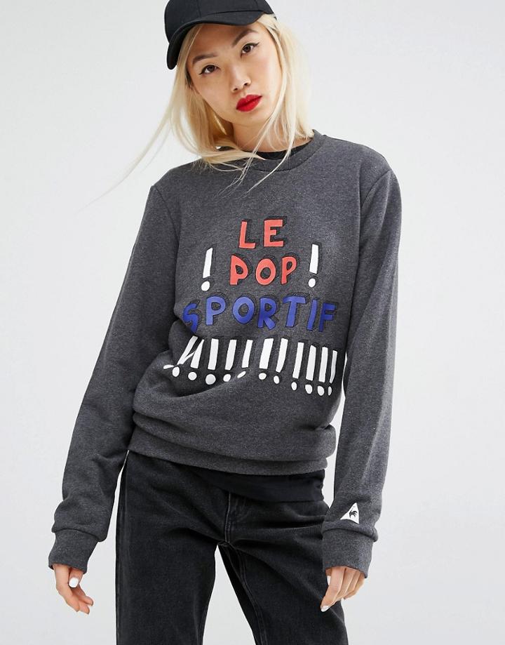 Le Coq Sportif Pop Sportif Sweatshirt - White