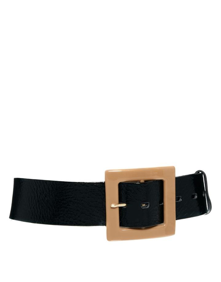 Black And Brown London Christina Buckle Waist Belt