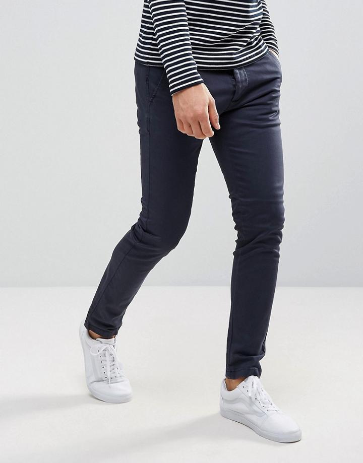 Replay Slim Fit Chino - Navy