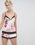 B By Ted Baker Painted Posey Cami Top - Pink