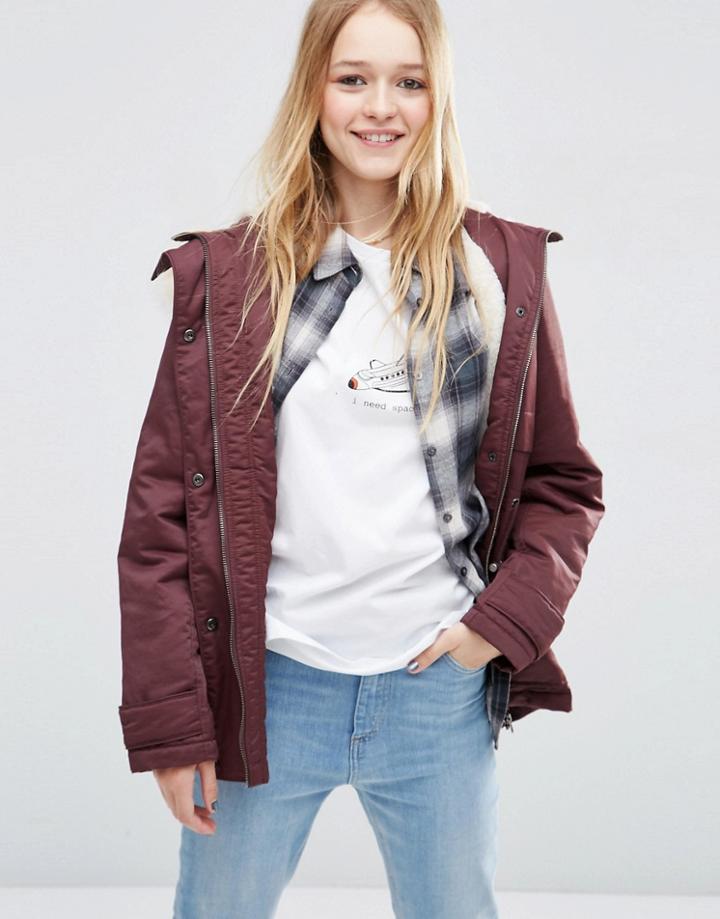 Asos Ultimate Parka - Red