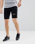 Kings Will Dream Lummer Denim Shorts In Black With Distressing - Black