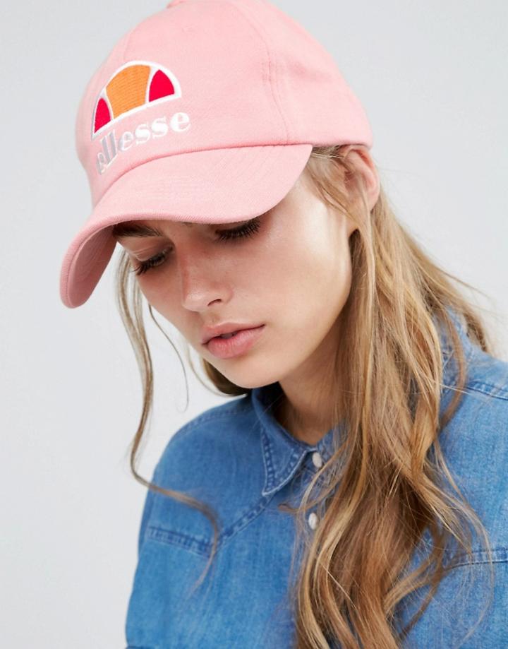 Ellesse Baseball Cap In Pink - Pink