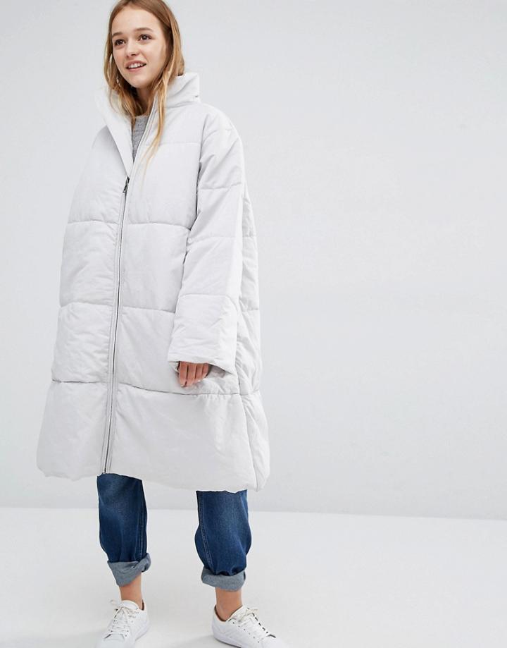Waven Kasja Quilted Coat - Gray