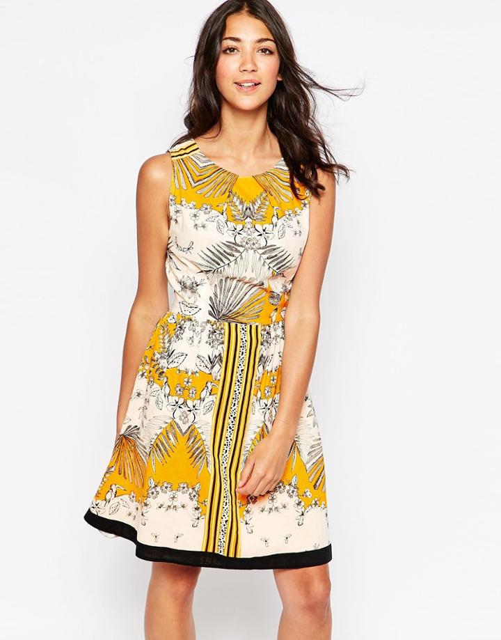 Yumi Rainforest Day Dress - Yellow