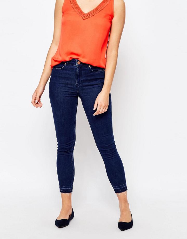 Oasis Turn Down Denim Jean - Denim