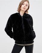 Influence Reversible Bomber Jacket - Black