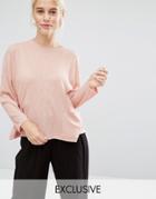 Monki Pocket Jumper - Pink