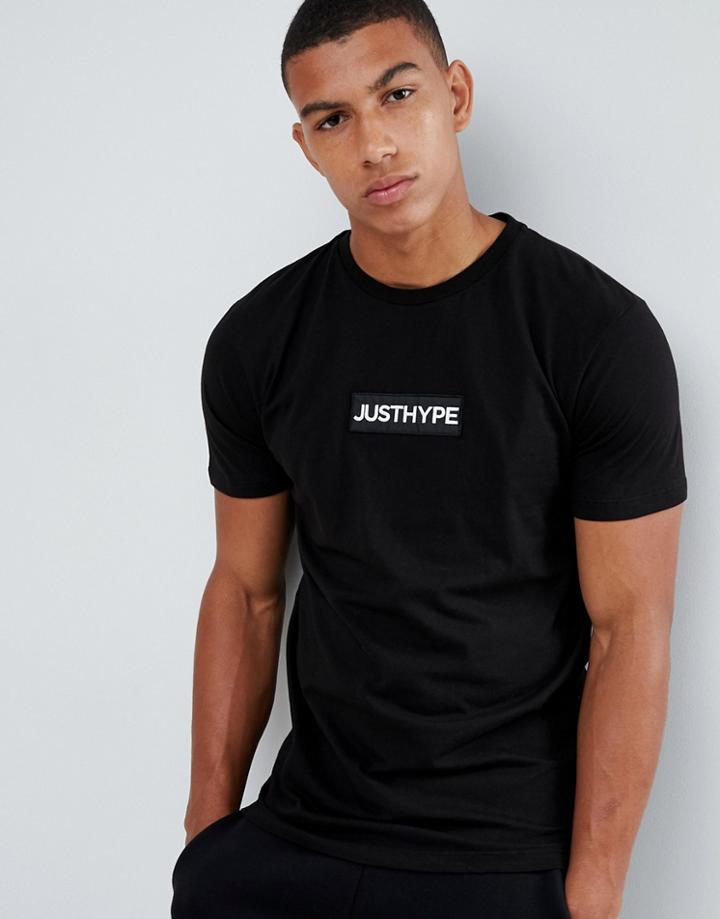 Hype T-shirt With Chest Logo - Black