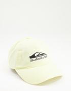 Quiksilver Baseball Cap In Pastel Yellow