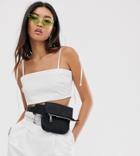 Collusion Tailored Crop Top-white