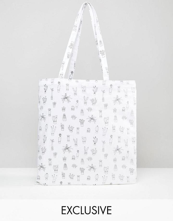 Monki Cactus Print Bag - Multi