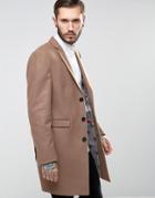 Noose & Monkey Overcoat - Tan