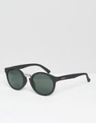 Mr. Boho Sunglasses Fitzroy With Classical Lenses Made In Italy - Black