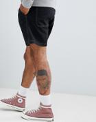 Weekday Coin Loose Denim Shorts Tuned Black - Black