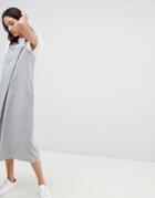 Kowtow Shadow Midi Dress - Gray