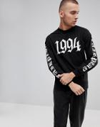 Fairplay 1994 Long Sleeve T-shirt With Back Print - Black