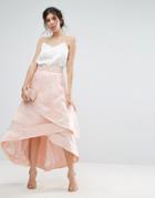 Coast Lorenza Drape Skirt - Pink