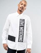 Love Moschino Printed Logo Shirt - White