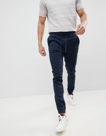 Jefferson Elasticated Pants - Navy