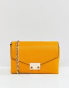 Mango Fold Over X Body Bag - Yellow