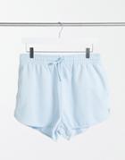 Topshop Running Shorts In Pale Blue
