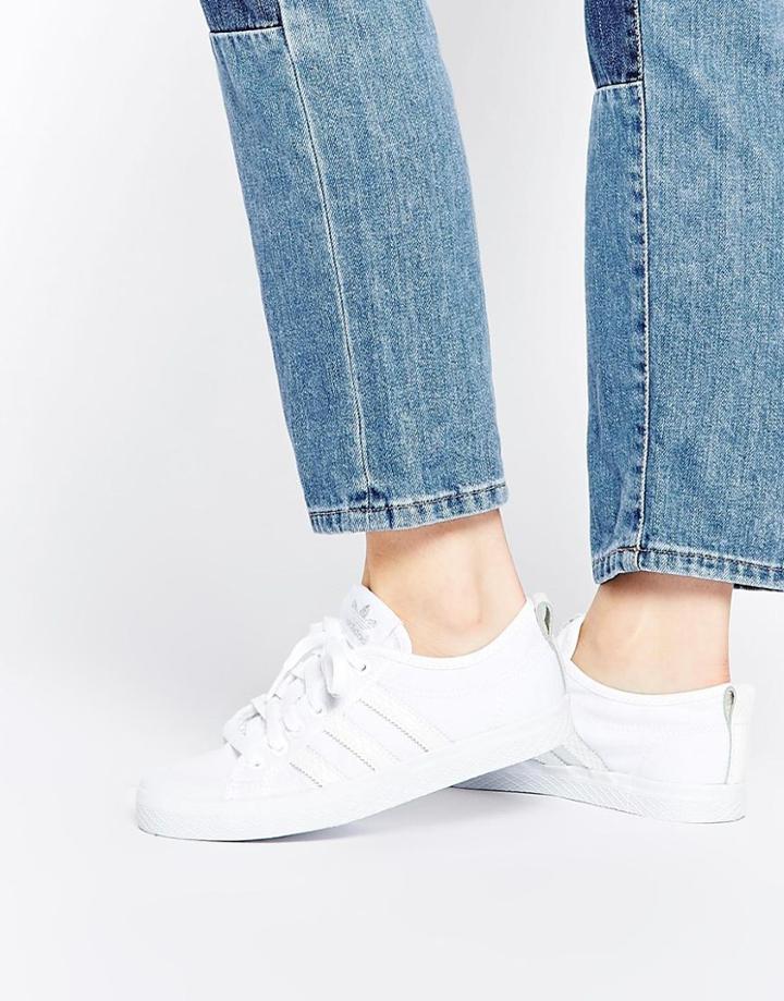 Adidas Originals Honey Low Canvas Sneakers - White