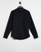 Topman Formal Shirt In Black
