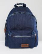 Eastpak Padded Pak R Kuroki Japanese Denim Indigo Wash Backpack - Blue