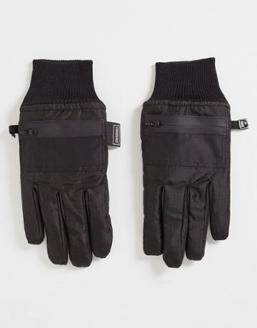 Consigned Padded Gloves In Black