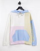 Crooked Tongues Oversized Patchwork Hoodie - Part Of A Set-multi