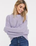 Fabienne Chapot Joey Zig Zag Lofty Sweater-purple