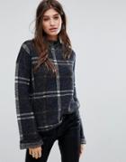Vero Moda Check Print Knit Sweater - Multi