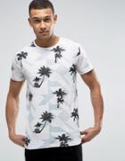 D-struct Palm Print T-shirt - Pink