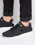 Le Coq Sportif R900 Woven Jacquard Sneakers In Black 1710110 - Black