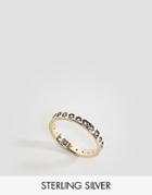 Regal Rose Counting Stars Gold Plated Stacking Ring - Gold