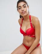 Ann Summers Eleko Bikini Top - Red