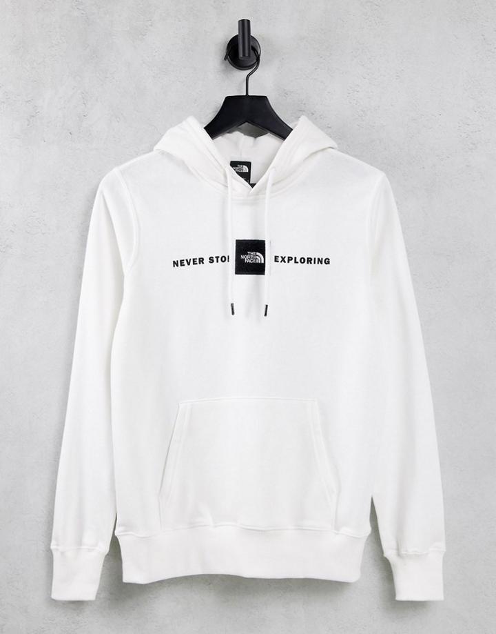 The North Face Red's Hoodie In White