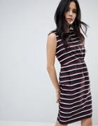 Sugarhill Boutique Dessie Stripe Shift Dress - Multi